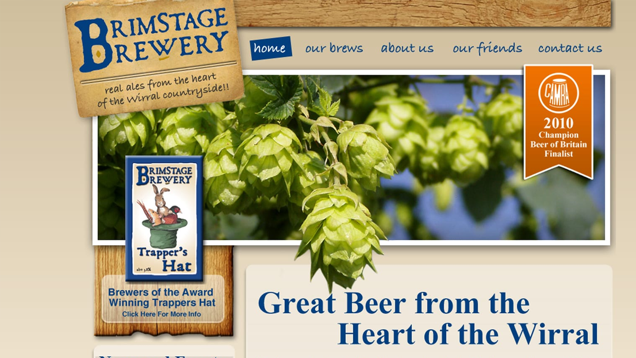 Brimstage Brewery WordPress Website SEO