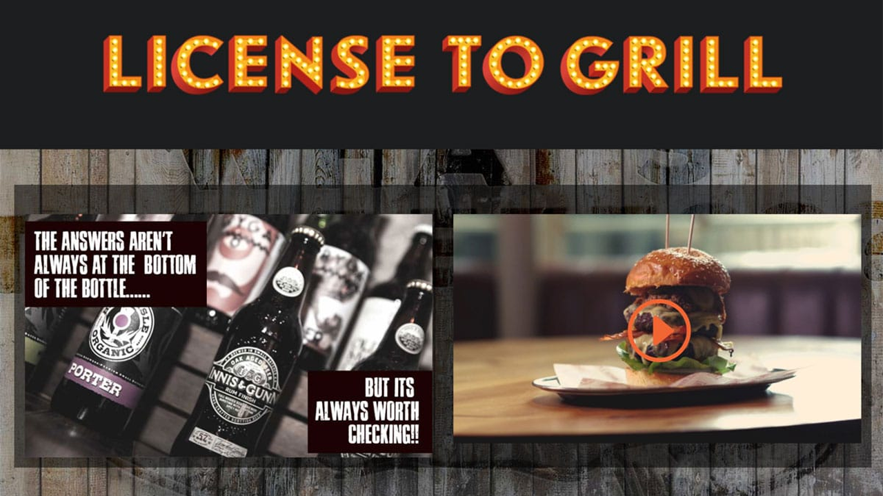 Burgers & Beers Grillhouse Edinburgh Website Development