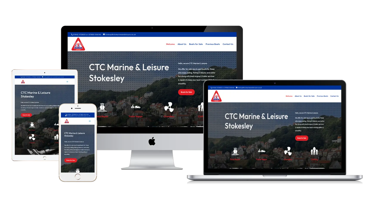 CTC Marine & Leisure – Website Redevelopment & E-commerce Stokesley